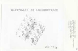 Komfortwohnungen am Botanischen Garten, Berlin-Lichterfelde (Diplomarbeit bei Willy Kreuer): Isometrie 1:100