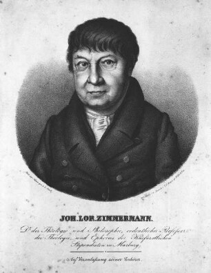 Johann Lorenz Zimmermann (1762-1834), 1792-1834 Professor der Theologie in Marburg