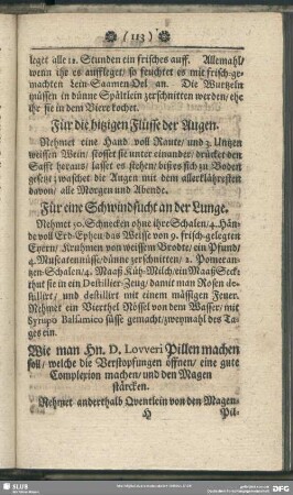 Für die hitzigen Flüsse der Augen