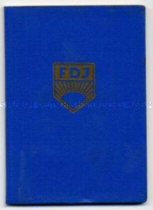 Mitgliedsbuch der Freien Deutschen Jugend (FDJ) - Personenkonvolut