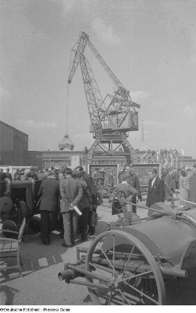 Kran des VEB Kranbau Eberswalde, Technische Messe 1953