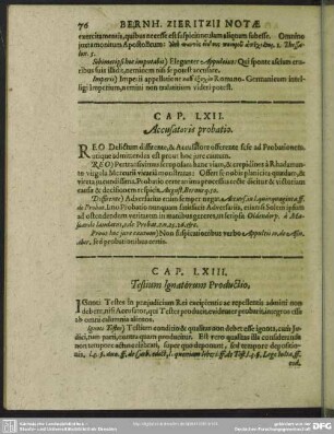 Cap. LXII. Accusatoris probatio