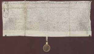 Gültbrief des Hans Bentz zu Bauschlott gegen die geistliche Verwaltung zu Durlach über 50 fl.