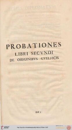 Probationes Libri Secvndi de Originibvs g Gvelficis