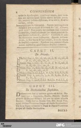 Caput III. De Declinationibus simplicibus