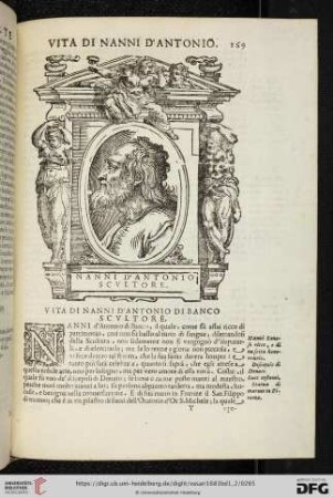 Vita di Nanni d'Antonio di Banco Scultore