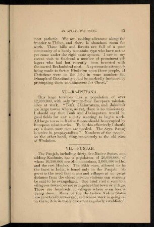VII. Punjab