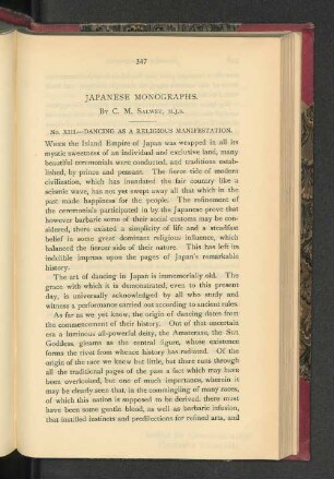 Japanese Monographs.