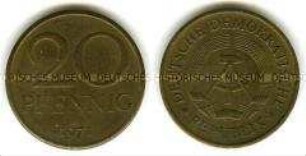 DDR, 20 Pfennig