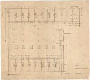 Döllgast, Hans; Grafing bei München (Bayern); Schreinerei - Fundament (Grundriss)