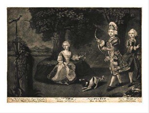 The Children of their Royal Highnesses Frederick & Augusta Prince & Princess of Wales.