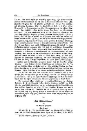 Zur Frauenfrage : (Fortsetzung)