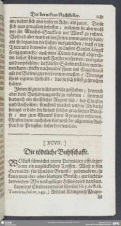 [XCVII.] Die tödtliche Buhlschafft