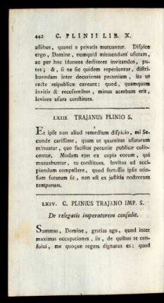 LXIII. Trajanus Plinio S.