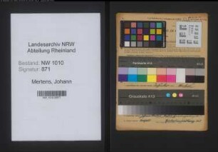 Entnazifizierung Johann Mertens , geb. 06.03.1877 (Dachdecker)