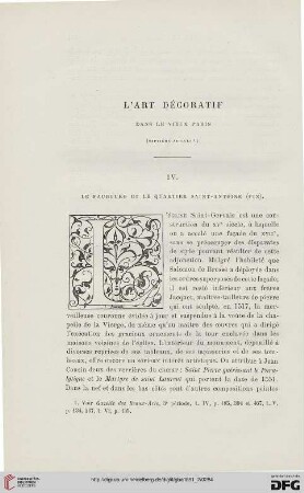 3. Pér. 6.1891: L' art décoratif dans le vieux Paris, 7