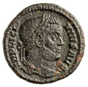 Münze, Follis, 320 - 321 n. Chr.