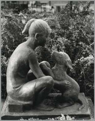 25. „Mädchen mit Hund“, Zoo Hoyerswerda