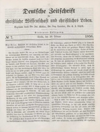 49-56 "Geschichte des christlichen Lebens in der rheinisch-estphälischen evangelischen Kirche", von Max Göbel : Schluß