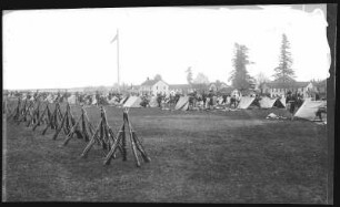 Vancouver, Washington. Tent Pitching, Vancouver Barracks