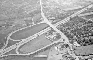 Frankfurt: Autobahnknoten, Rhein-Main Schnellweg, Frankurt Sossenheim