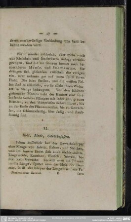 12. Holz, Rinde, Gewächsfasern
