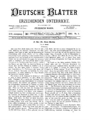 J. Chr. Fr. Guts Muths : (Fortsetzung)