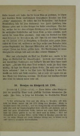 59. Preußen ein Königreich seit 1701