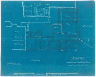 Rathaus, Jauer: Lageplan 1:100