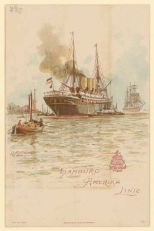 Menükarte : Menü, Schnelldampfer "Auguste Victoria"