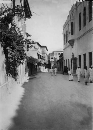Europäerstrasse in Sansibar.