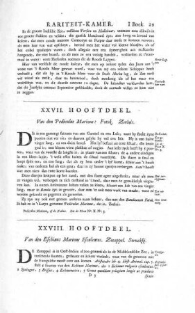 XXVII. Hooftdeel. Van den Pediculus Marinus: Fotok. Zeeluis