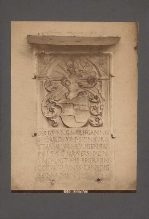 Epitaph des Wolfgang Khörbler von Judenburg, Knittelfeld: Ansicht