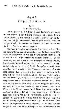 Kapitel 2. Die zeitlichen Grenzen.