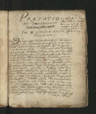 Praefatio