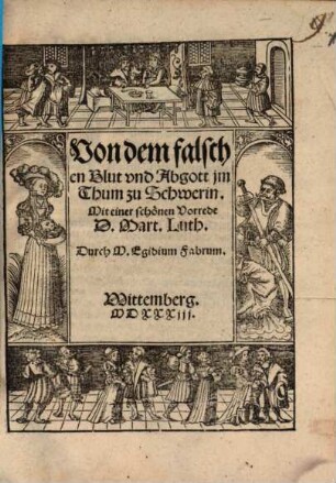 Von dem falschen Blut und Abgott im Thum zu Schwerin