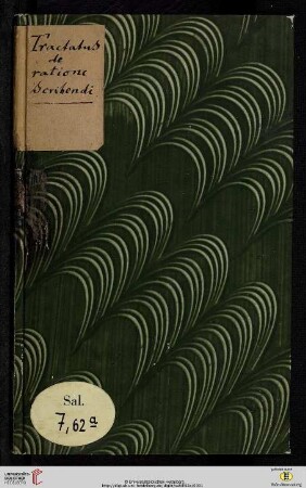Tractatus de ratione scribendi