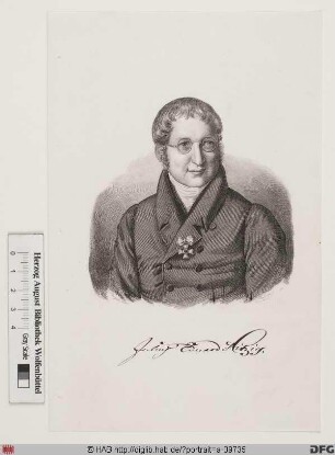 Bildnis Julius Eduard Hitzig (bis 1808 Itzig), (bis 1799 Isaak Elias)