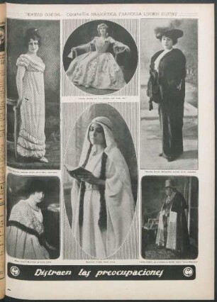 Teatro Odeón. - Compañía dramática francesa Lucien Guitry [Fotografías]