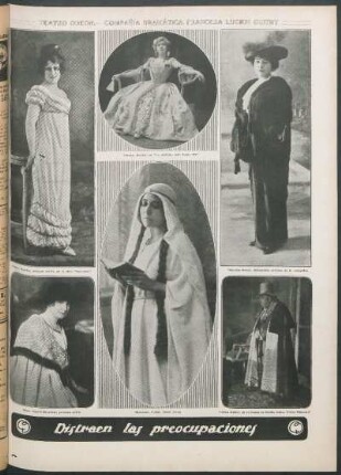 Teatro Odeón. - Compañía dramática francesa Lucien Guitry [Fotografías]