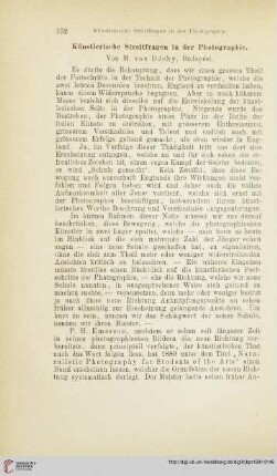 Künstlerische Streitfragen in der Photographie