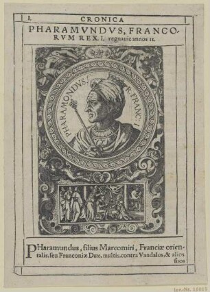 Bildnis des Pharamvndvs Rex Francorum