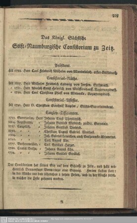 Die Herren Prediger, Schullehrer und Kirchendiener ...