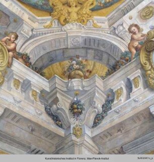 Innendekoration mit Scheinarchitektur