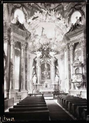 Schloßkirche; Innenraum nach Osten, nach der Restaurierung