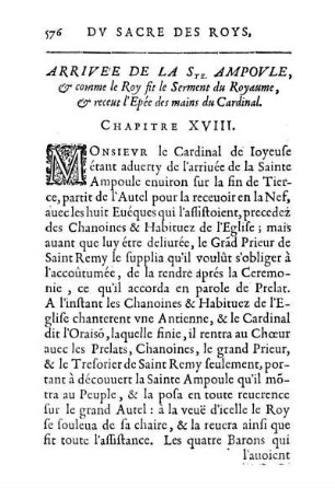 Arrivée De La Ste. Ampovle, [...] Chapitre XVIII.