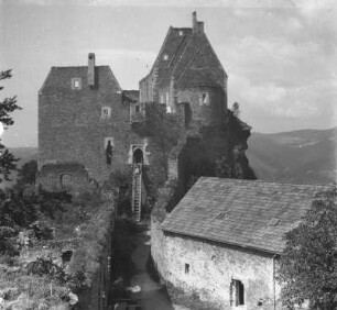 Burgruine Aggstein : Ruine der Spornburg Aggstein.