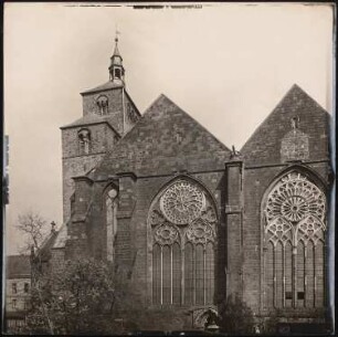 Dom, Minden: Westlicher Teil der Südfassade