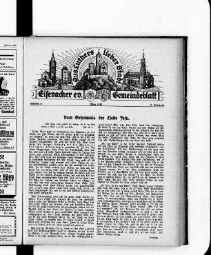 Eisenacher evangelisches Gemeindeblatt : März 1932