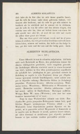 Albertus Scolasticus.